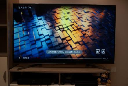 音畫表現(xiàn)沒得說！曬單新入手的65”索尼X9500G電視