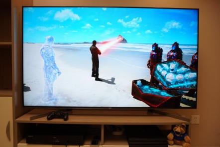 音畫表現(xiàn)沒得說！曬單新入手的65”索尼X9500G電視