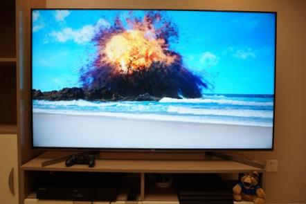 音畫表現(xiàn)沒得說！曬單新入手的65”索尼X9500G電視