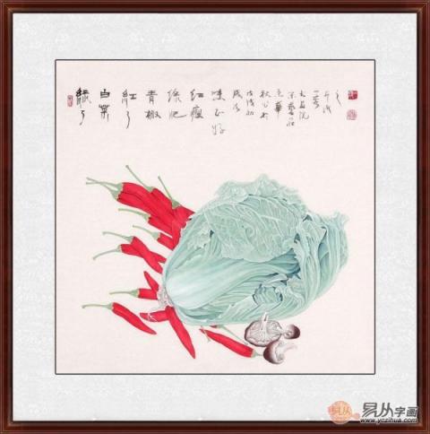 適合掛在餐廳的裝飾畫，這兩款就足夠驚艷