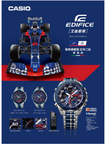 2019 F1第1000站,卡西歐EDIFICE助力Toro Rosso& 車隊