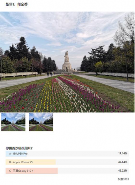 國(guó)外測(cè)評(píng)拍照水平，華為P30 Pro墊底，三星S10+奪魁