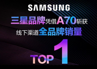 三星Galaxy A70首銷火爆，斬獲蘇寧手機銷量王