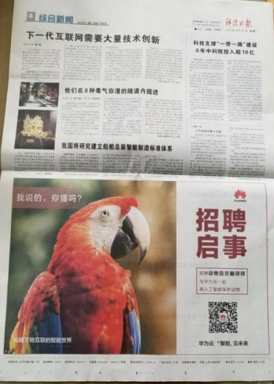 華為云動物語言翻譯師招聘：不要專八，只要你懂“它”