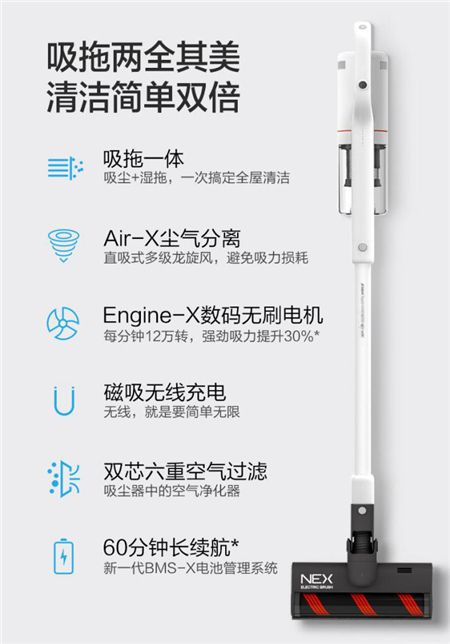 無(wú)線吸塵器，睿米NEX給你答案