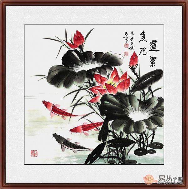 不知道餐廳里掛什么畫好，看看這些小品花鳥畫美不美