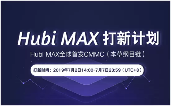 7月2日Hubi MAX打新計劃，80萬CMMC限額搶購！