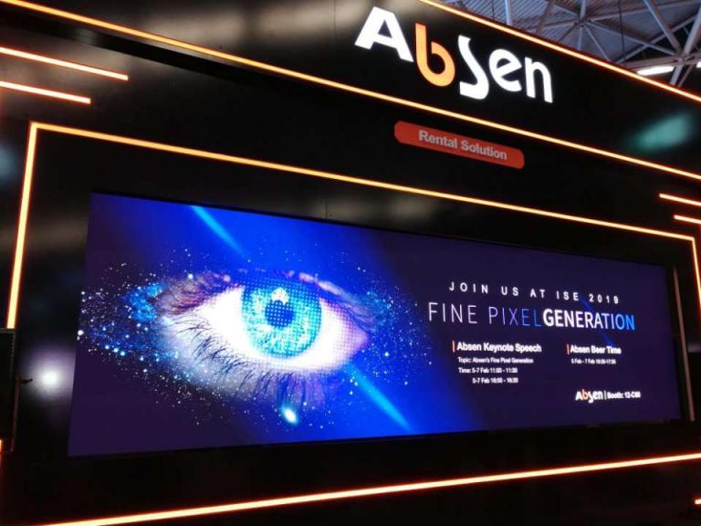 北京InfoComm，艾比森4K超清Mini LED大屏來襲