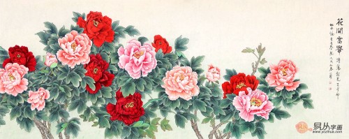 客廳裝修設(shè)計(jì)離不開一幅字畫，國(guó)畫花鳥畫打造溫馨和諧氛圍