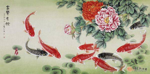 家居背景墻掛畫有啥講究？想要風(fēng)水運(yùn)勢好就掛吉祥花鳥畫