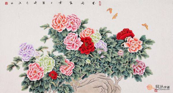 客廳墻裝飾掛什么畫好，給家?guī)砑楦獾幕B國(guó)畫推薦