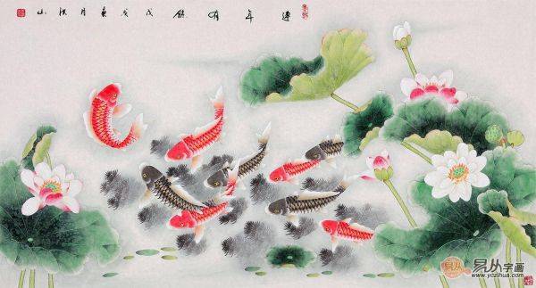 客廳墻裝飾掛什么畫好，給家?guī)砑楦獾幕B國(guó)畫推薦