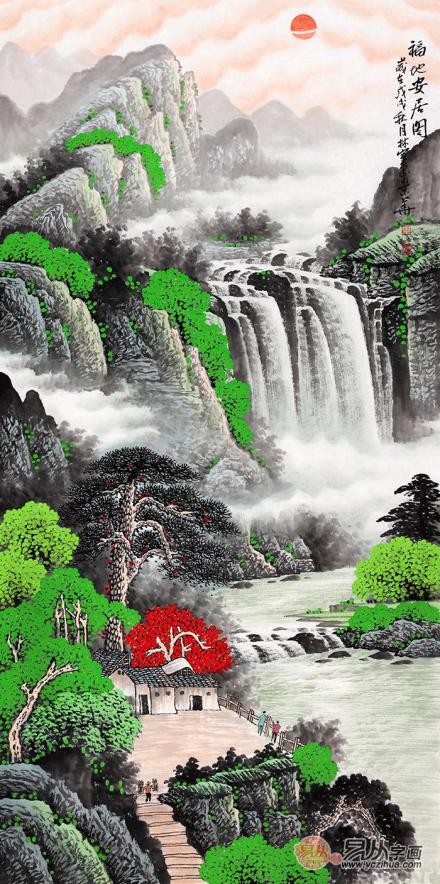 2019年又美又有品位進門玄關(guān)掛畫，朋友們都說好