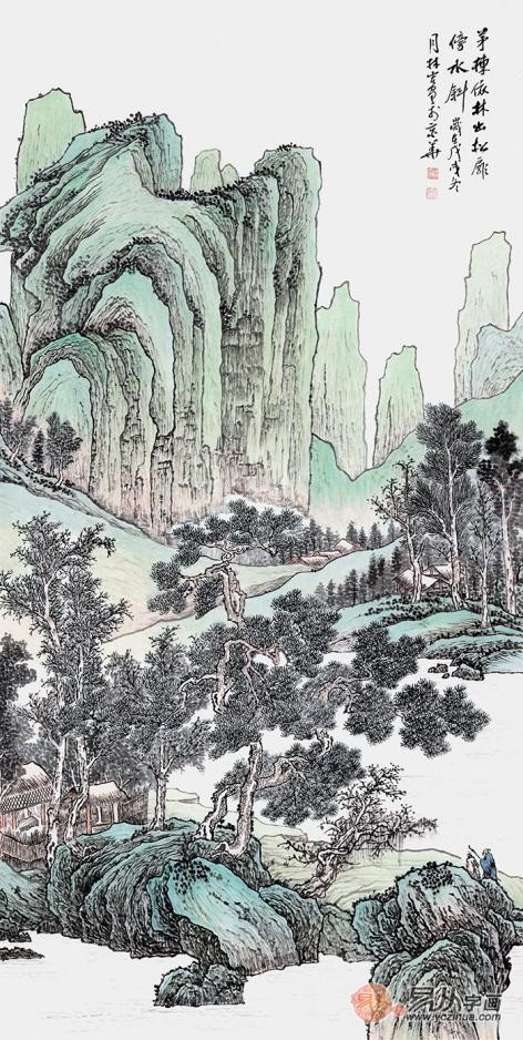 2019年又美又有品位進門玄關(guān)掛畫，朋友們都說好