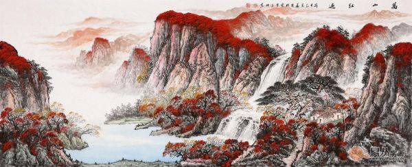 客廳風(fēng)水畫怎么選？名家山水畫催財(cái)旺運(yùn)品位佳
