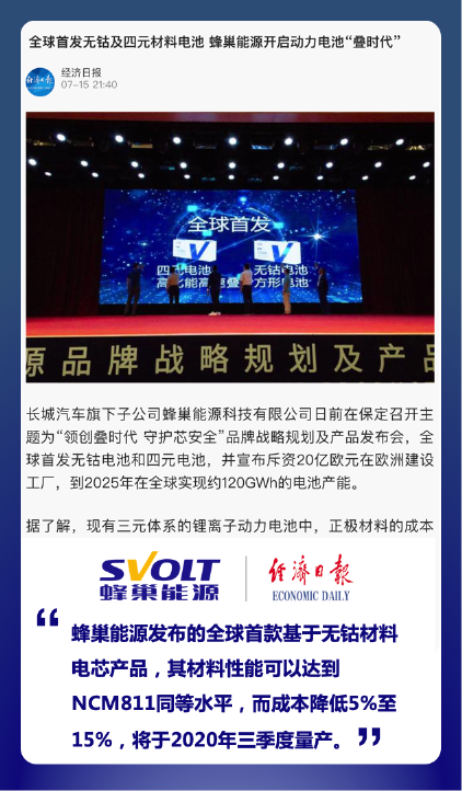 重磅！蜂巢能源引爆國內(nèi)外主流媒體報(bào)道