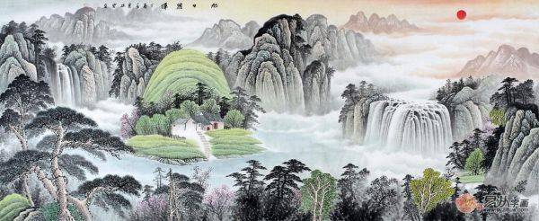 客廳掛裝飾畫(huà)，耐人尋味趣味雅致