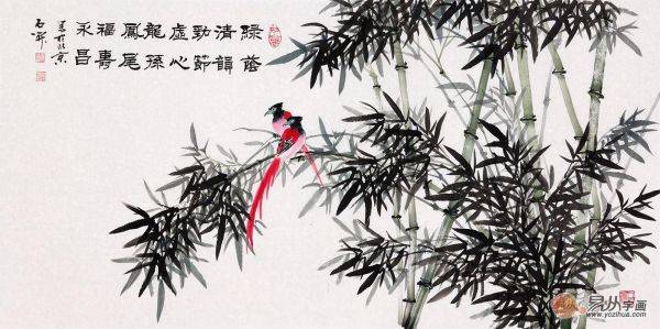梅蘭竹菊的君子品質(zhì)，名家石開梅蘭竹菊四君子國畫作品欣賞