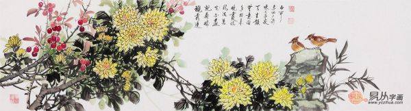 梅蘭竹菊的君子品質(zhì)，名家石開梅蘭竹菊四君子國畫作品欣賞