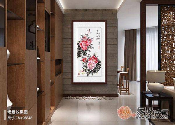 適合玄關(guān)的裝飾畫，這5款吉祥花鳥畫，顏值風(fēng)水兩相宜