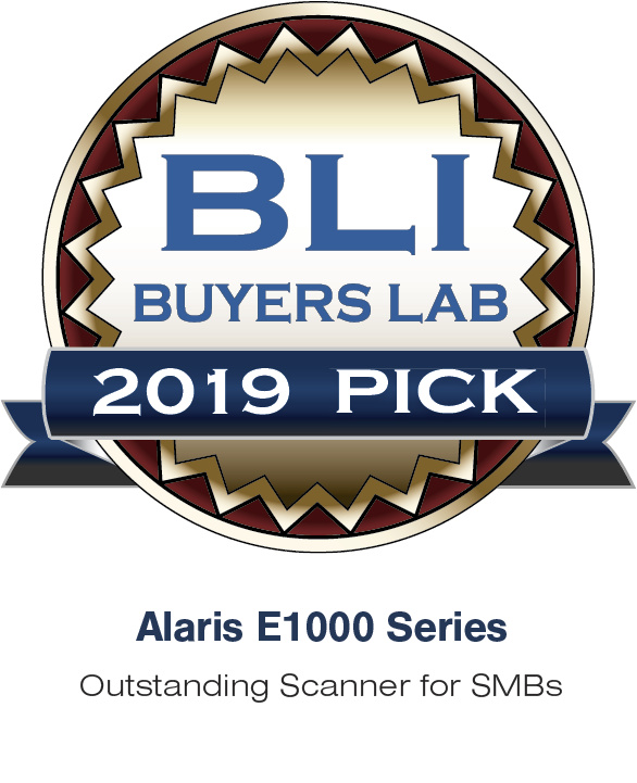 Alaris E1000 系列掃描儀榮膺BLI 2019夏季年度之選大獎(jiǎng)