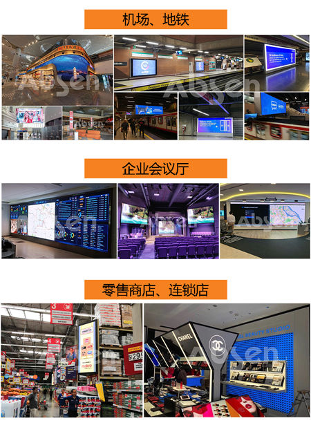 全球各地商顯應用實踐，艾比森引領商顯小間距時代