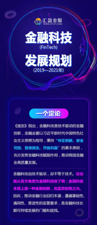 FinTech三年發(fā)展規(guī)劃下達(dá)，匯盈金服乘勢而上創(chuàng)新求變