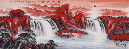 精美客廳沙發(fā)背景墻掛畫(huà)，家里都美呆了