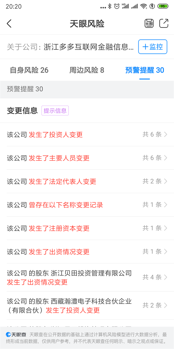 天眼查三大看家法寶 助力全方位把控公司風(fēng)險！