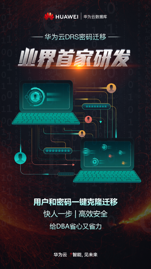 華為云DRS一鍵式密碼遷移，給DBA省心又省力