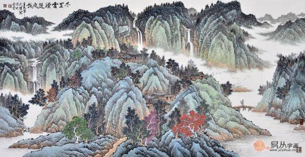 有時(shí)，一人獨(dú)坐也非寂寞，靜坐品賞吳大愷寫(xiě)意山水