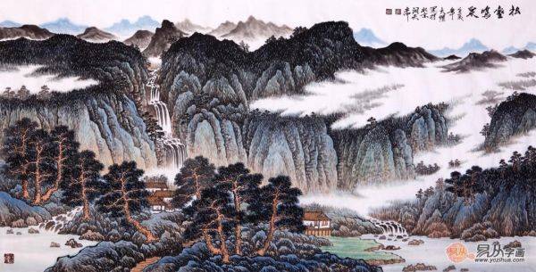 有時(shí)，一人獨(dú)坐也非寂寞，靜坐品賞吳大愷寫(xiě)意山水