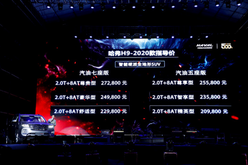 長(zhǎng)城汽車(chē)報(bào)價(jià)及圖片出爐 哈弗H9-2020款硬派越野燃動(dòng)你心
