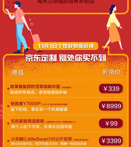 京東11.11超級(jí)百億補(bǔ)貼，千億優(yōu)惠打造億款爆品，5G手機(jī)最高省2000