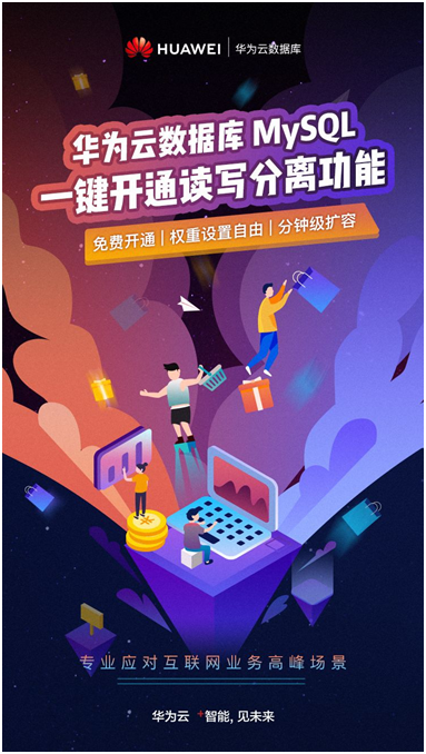 一鍵開通讀寫分離，華為云MySQL助力企業(yè)無憂應(yīng)對業(yè)務(wù)高峰場景