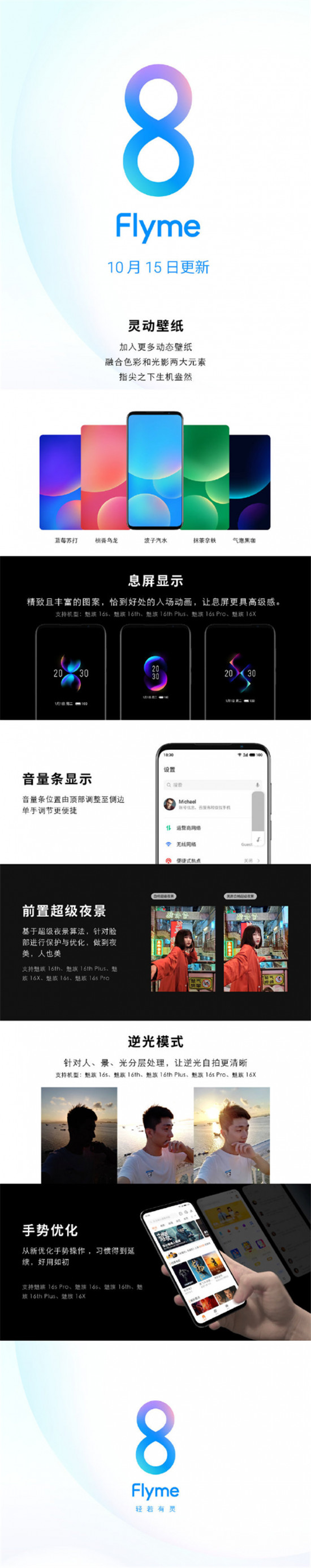 魅族 Flyme 8 內(nèi)置SOS緊急求救，可自動(dòng)報(bào)警或求助