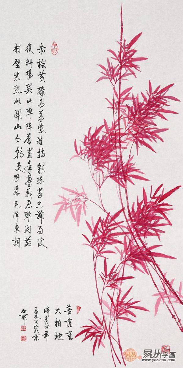 進(jìn)門玄關(guān)裝飾畫(huà)掛什么好，易從網(wǎng)力薦的這些豎幅花鳥(niǎo)畫(huà)最合適