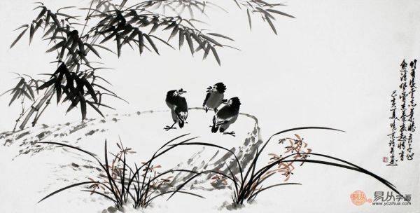 沙發(fā)后應(yīng)該掛什么畫(huà)？鄭曉京花鳥(niǎo)畫(huà)佳作 大氣典雅韻味別致