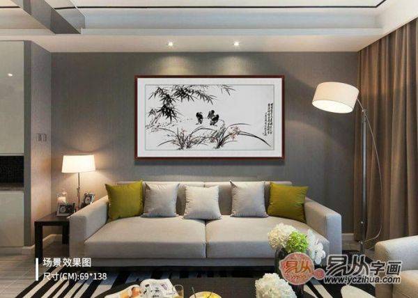 沙發(fā)后應(yīng)該掛什么畫(huà)？鄭曉京花鳥(niǎo)畫(huà)佳作 大氣典雅韻味別致