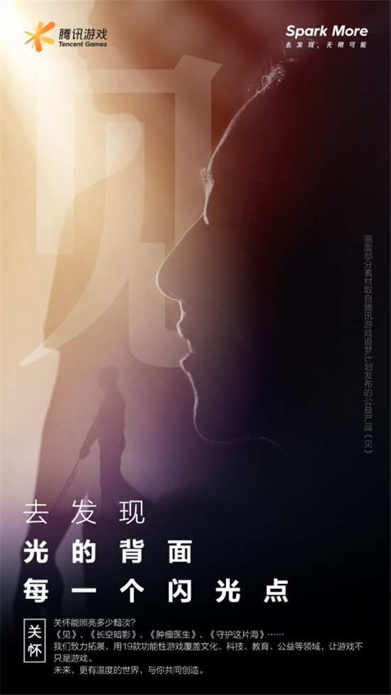 騰訊游戲品牌全新升級：Spark More/去發(fā)現(xiàn)，無限可能