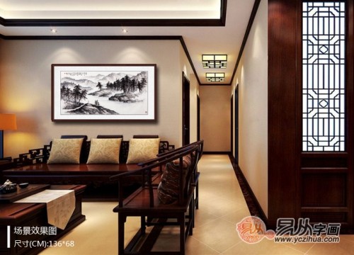 關于適合掛在家里的山水畫 四種常見風格教你打造經(jīng)典家居范