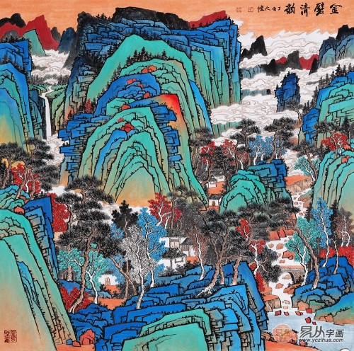 關于適合掛在家里的山水畫 四種常見風格教你打造經(jīng)典家居范