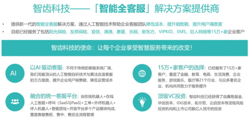 智齒科技榮登艾媒咨詢《2019年中國企業(yè)服務綜合競爭力榜單》