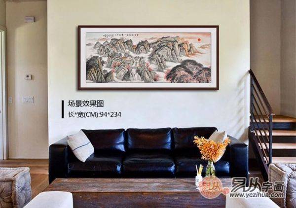 看看這些經(jīng)典客廳橫幅山水畫，你家中掛對了嗎