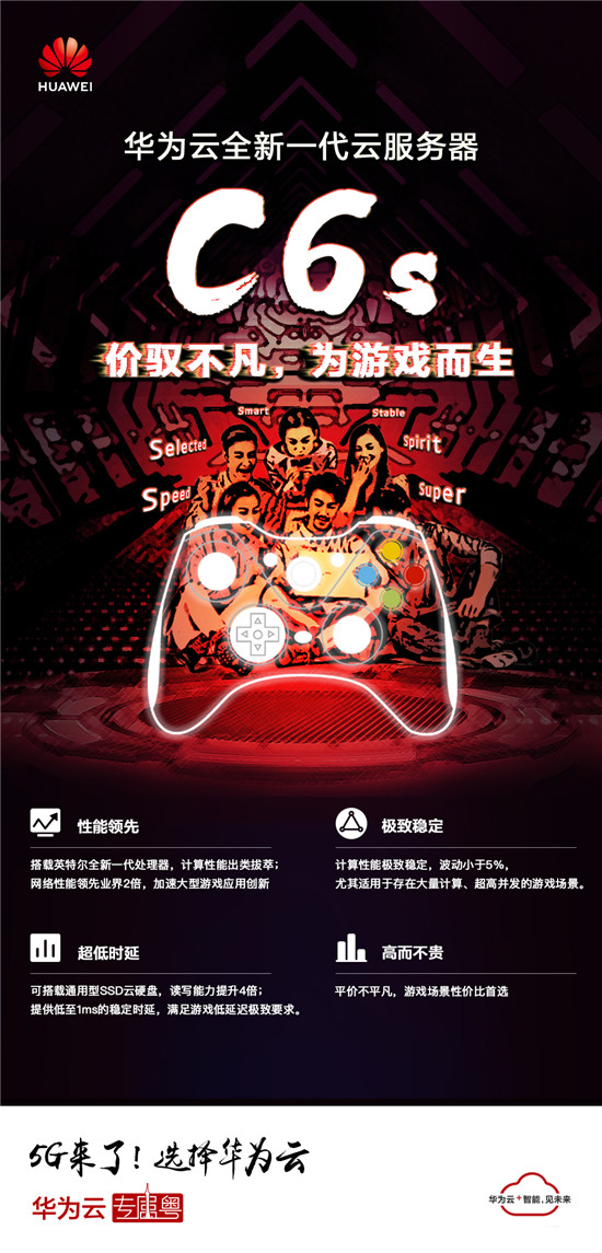 5g來了，暢享云游戲首選華為云