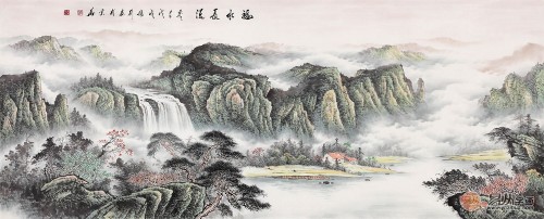 掛一幅山水畫在書房 幫您打造書香滿溢的書房氛圍