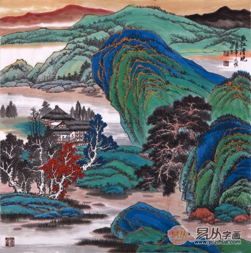 技巧分享：對于客廳背景墻掛畫應(yīng)該怎樣選擇，看看幾種風(fēng)格你喜歡嗎