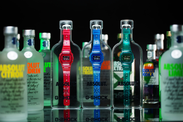 潮流入喉！G-SHOCK X ABSOLUT絕對(duì)伏特加聯(lián)名款破界來襲