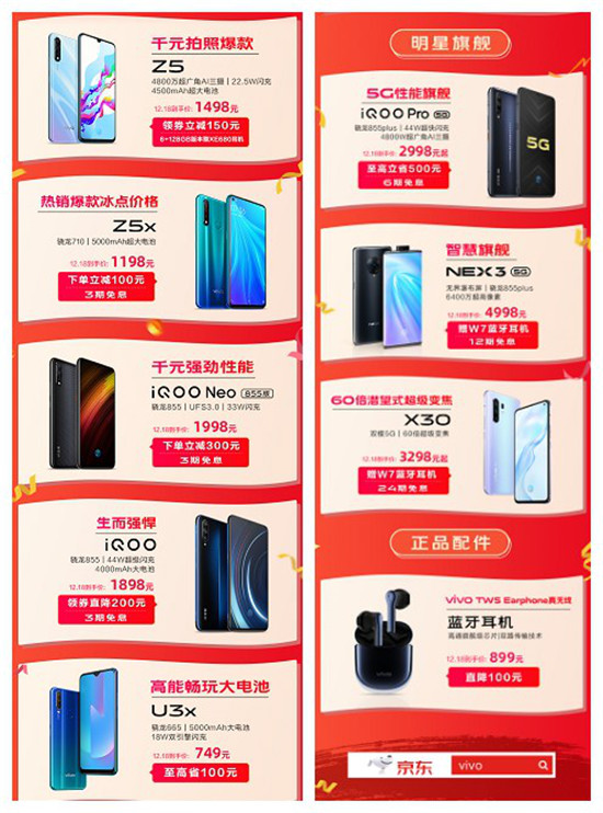 vivo京東超級品牌日活動購機攻略，有三款vivo手機更適合選擇