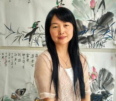 家里掛花鳥畫好嗎？丁珂手繪牡丹國(guó)畫，掛在家里好看又吉祥